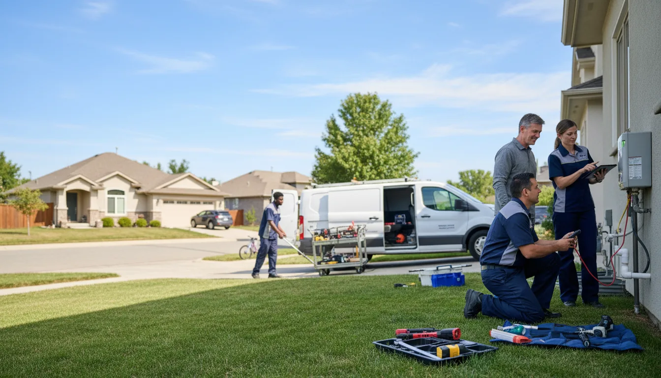 Tankless water heater service in Dolliver, IA